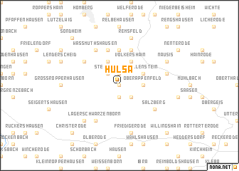 map of Hülsa