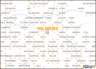 map of Hulsbroek