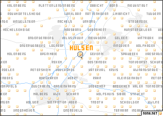 map of Hulsen