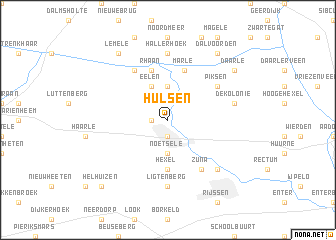 map of Hulsen