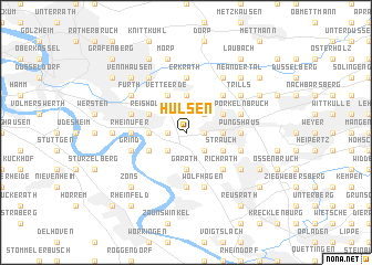 map of Hülsen