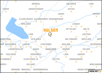 map of Hülsen