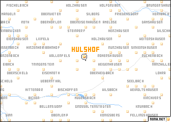 map of Hülshof