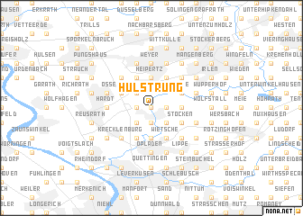 map of Hülstrung