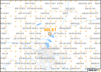 map of Hulst