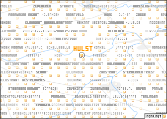 map of Hulst