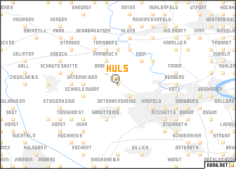 map of Hüls