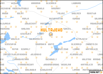 map of Hultajewo