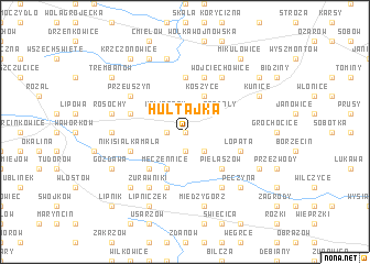 map of Hultajka