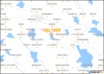 map of Hultarp