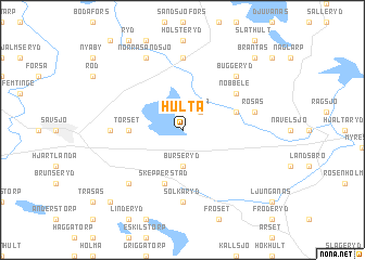 map of Hulta