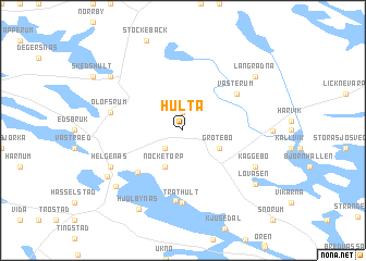 map of Hulta