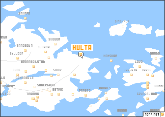 map of Hulta