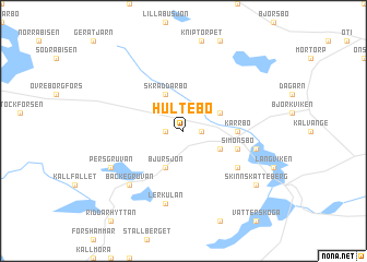 map of Hultebo