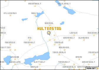 map of Hulterstad