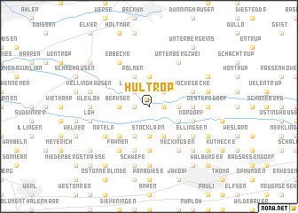 map of Hultrop