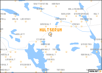 map of Hultserum