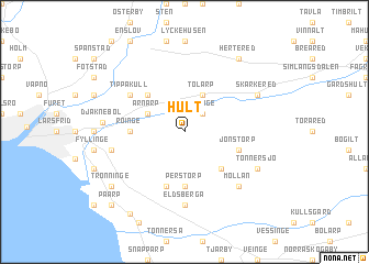 map of Hult