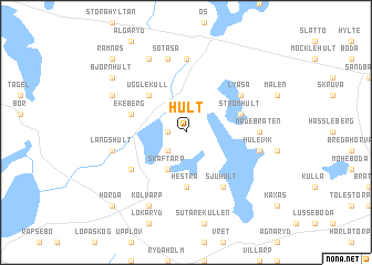 map of Hult