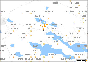 map of Hult