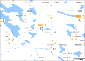 map of Hult