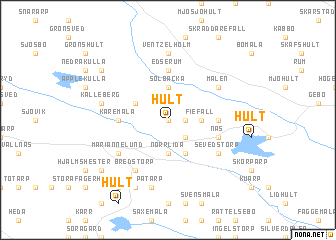 map of Hult