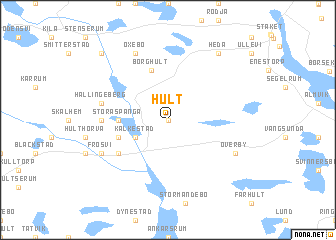 map of Hult