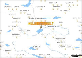 map of Hulubergshult