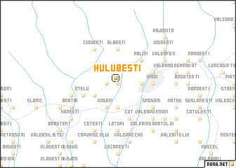 map of Hulubeşti