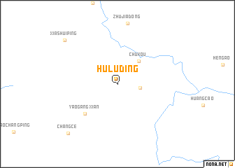 map of Huluding