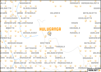 map of Huluganga