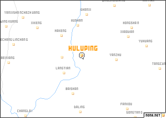 map of Huluping