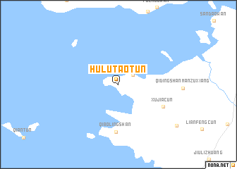 map of Hulutaotun