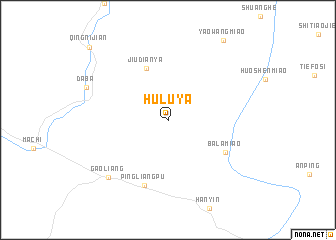 map of Huluya