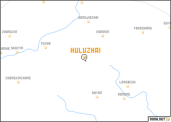 map of Huluzhai