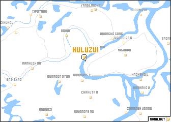 map of Huluzui