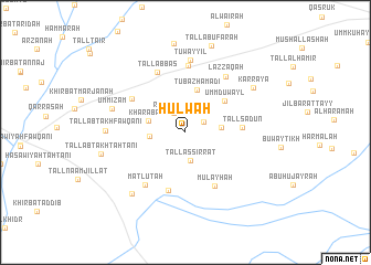 map of Ḩulwah