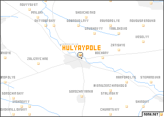 map of Hulyaypole