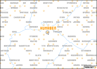 map of Humaben