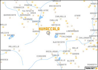 map of Humaccala