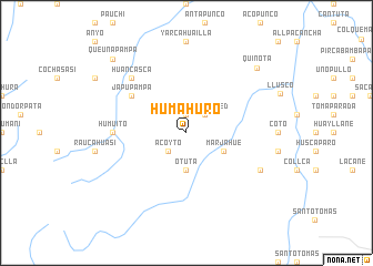map of Humahuro