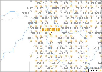 map of Huma Igbe