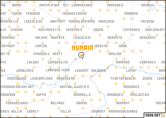 map of Humain