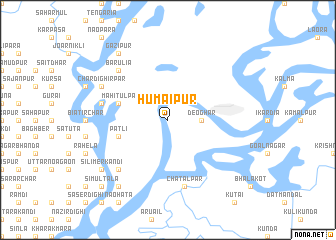map of Humāipur