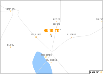 map of Humaitá