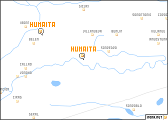 map of Humaitá