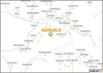 map of Humajala