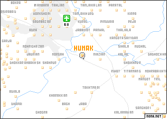 map of Humak