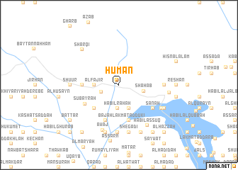 map of Ḩumān