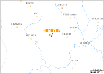map of Humayas